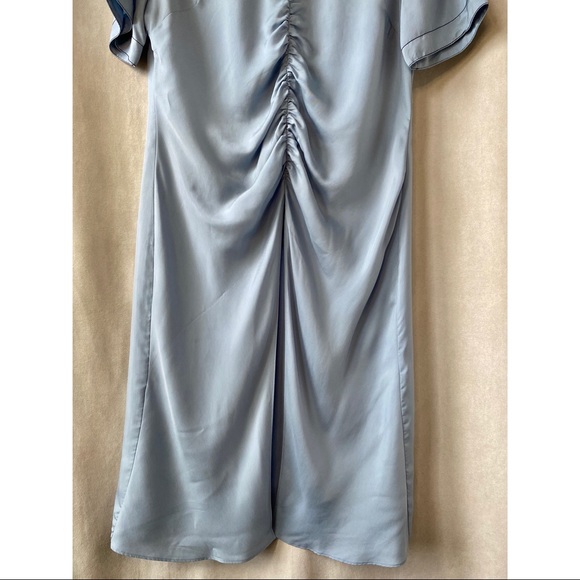 Zara Light Blue Split Front Tunic - Picture 2 of 4